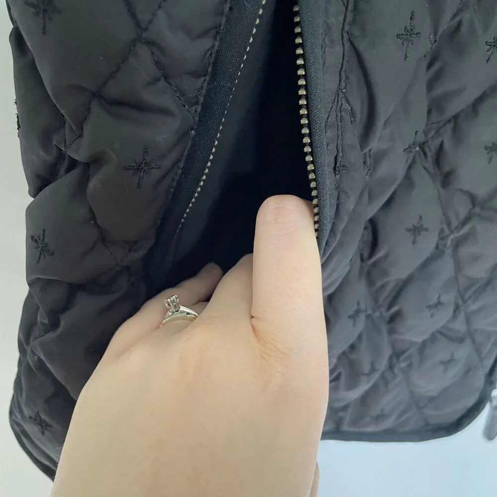 Eddie Bauer Sz L goosedown padded vest winter jacket lightweight warm full zip - Image 4