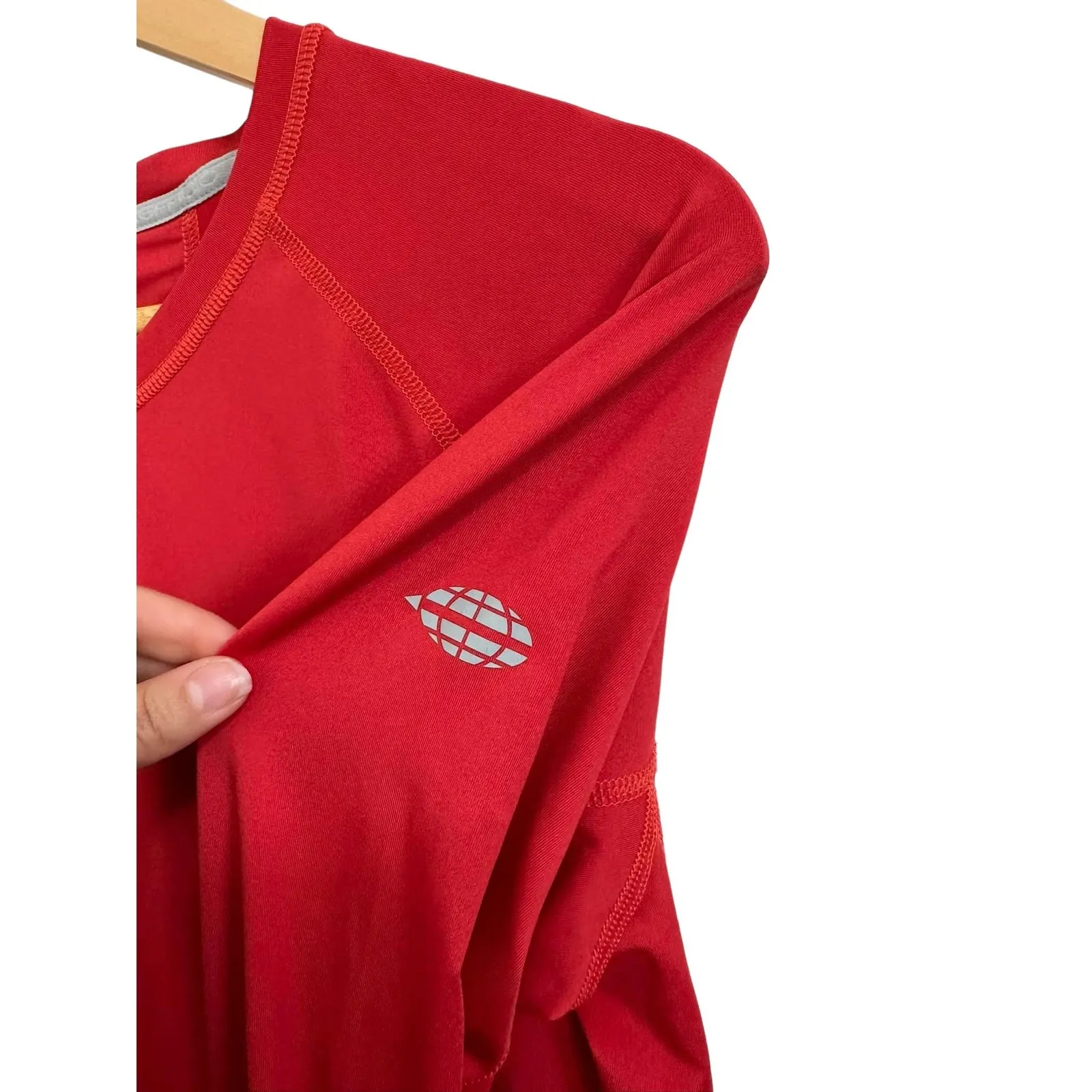 ExOfficio Sol Cool Long Sleeve Athletic Top Size L‎ Red Size L - Image 3