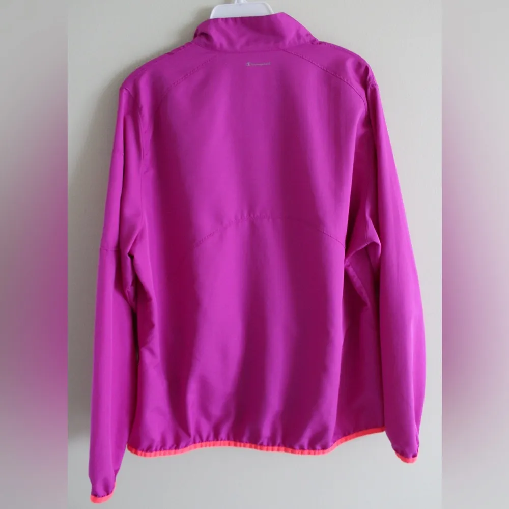 Champion Purple Windbreaker Jacket XL - Image 7