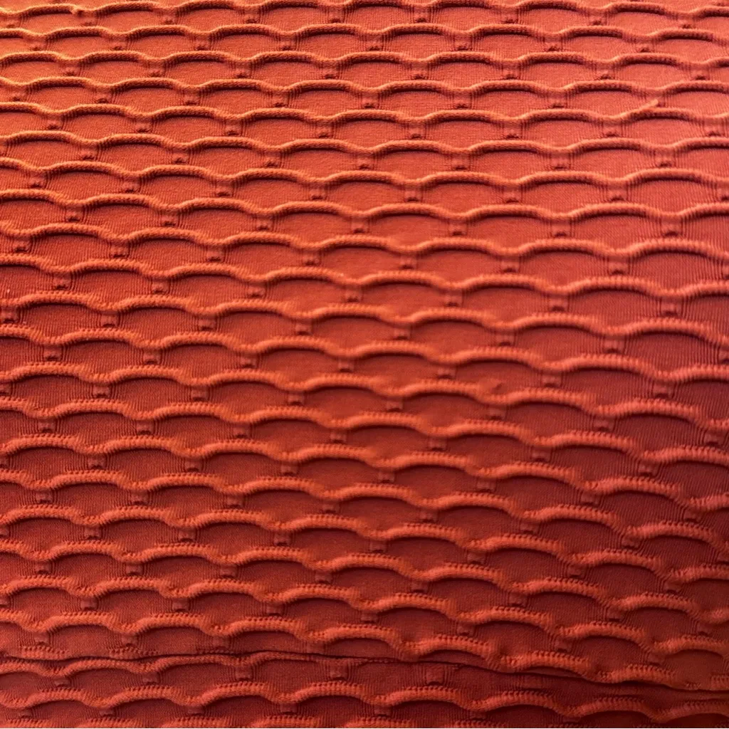 Booty by Brabants Croco Skin Scoop Top Crop Tank with Pads Supportive Orange OS - Image 9