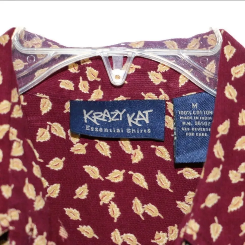 KRAZY KAT Essentials Button Down Shirts Medium - Image 3
