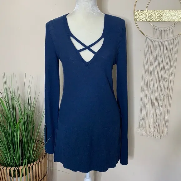 free people • cross front long sleeve tunic top - Image 17