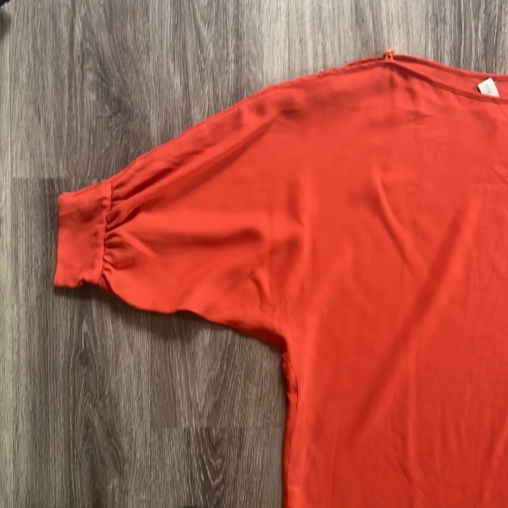 Stella McCartney Orange Sheath Dress 38 Dolman Sleeve Business knee length - Image 4