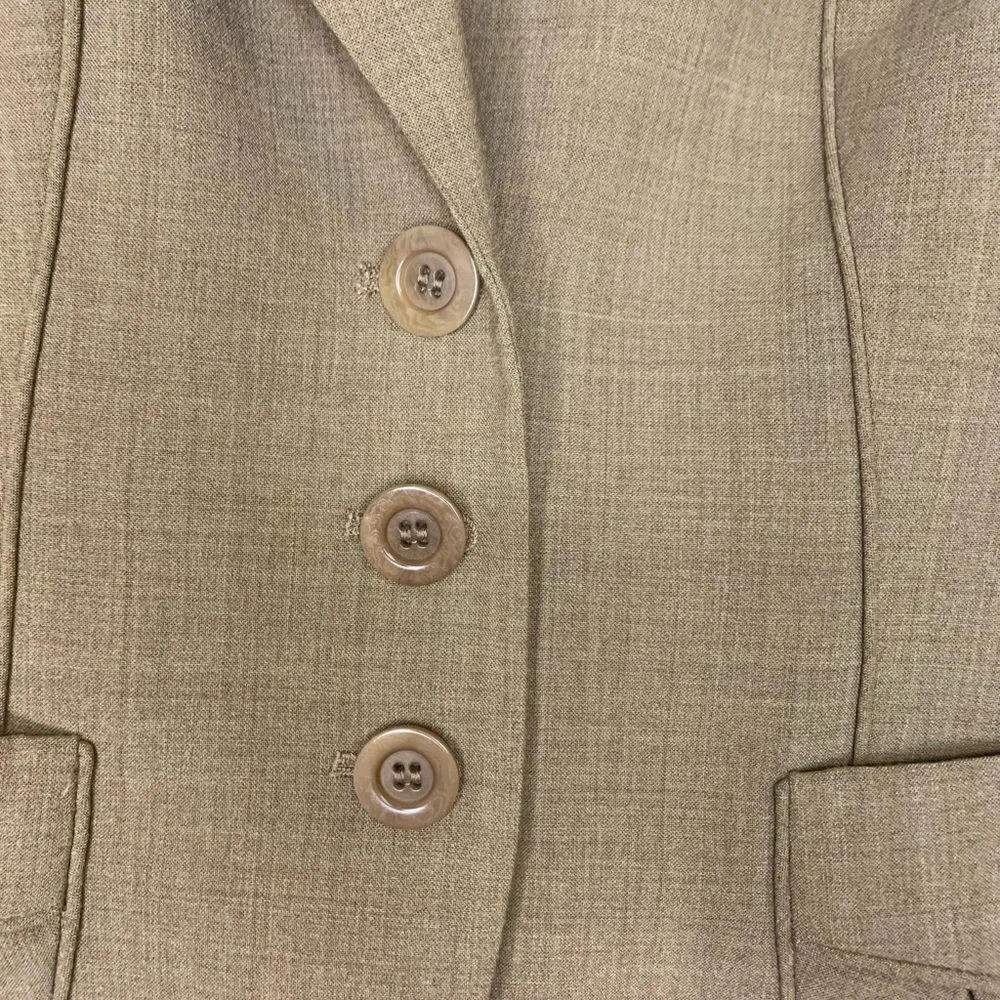 Laundry by Shelli Segal Tan Blazer Size 0 - Image 4