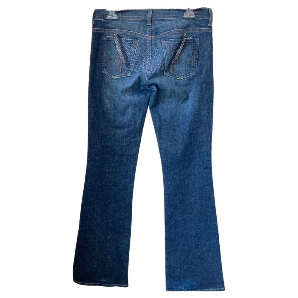 CITIZENS OF HUMANITY Big Sur Stretch Low Waist Flare Jeans #092 - Image 2