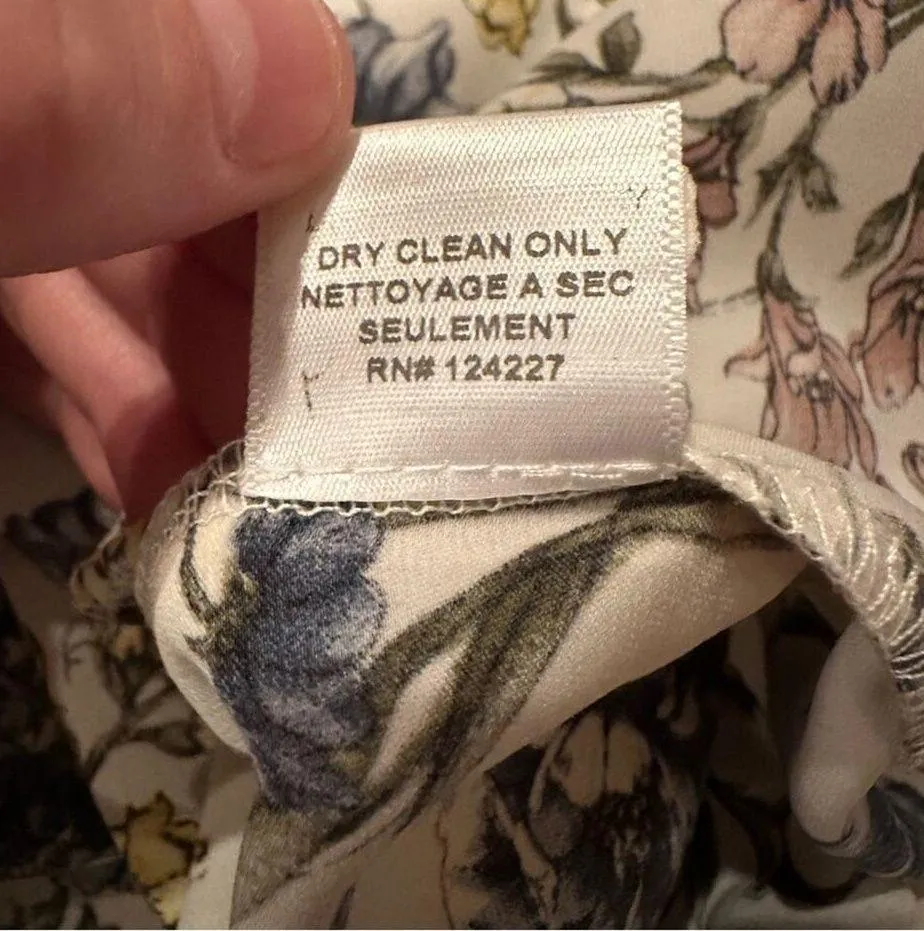 MISA Los Angeles Amal Multicolor Floral Off the Shoulder Ruffle Mini Dress Sz XS - Image 9