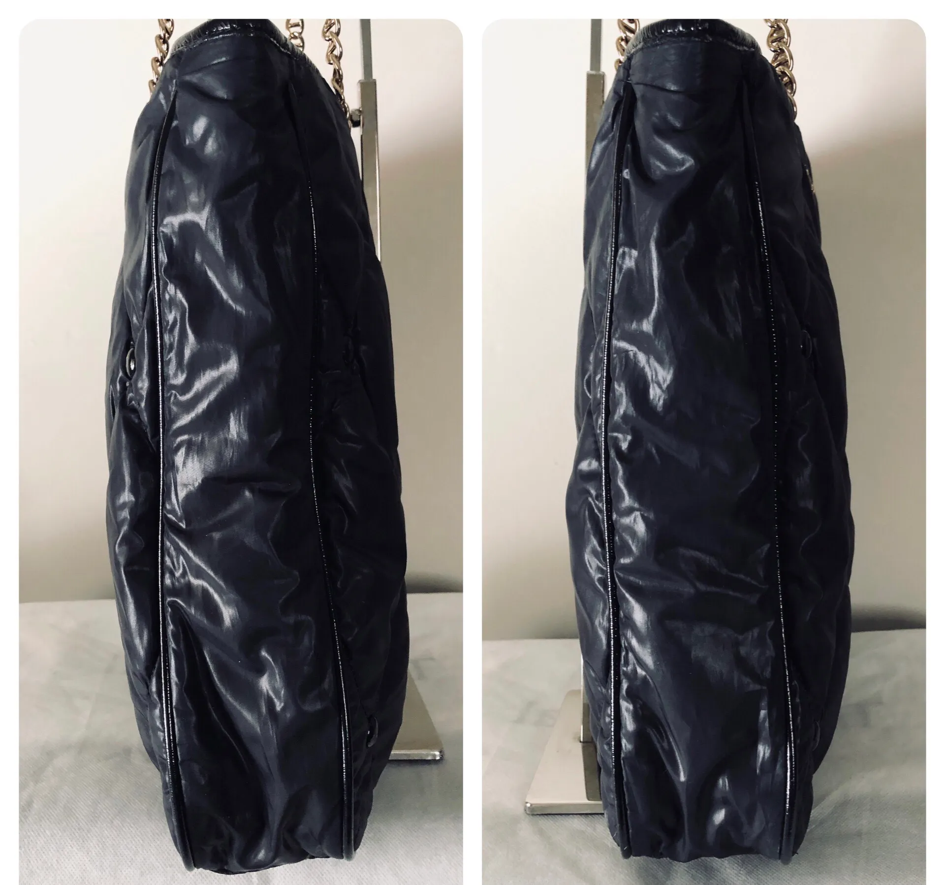 Black Nylon Tote - Image 8