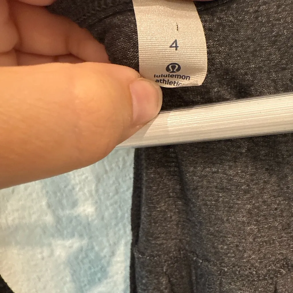 Lululemon Charcoal Gray Tie Back Racerback Tank Top | Size 4 - Image 6