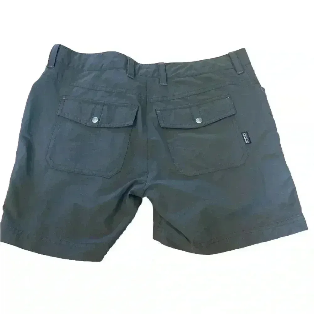 Patagonia Women's Quandary Shorts Size 4 Rock Craft Gray‎ Hiking  5" Inseam - Image 2