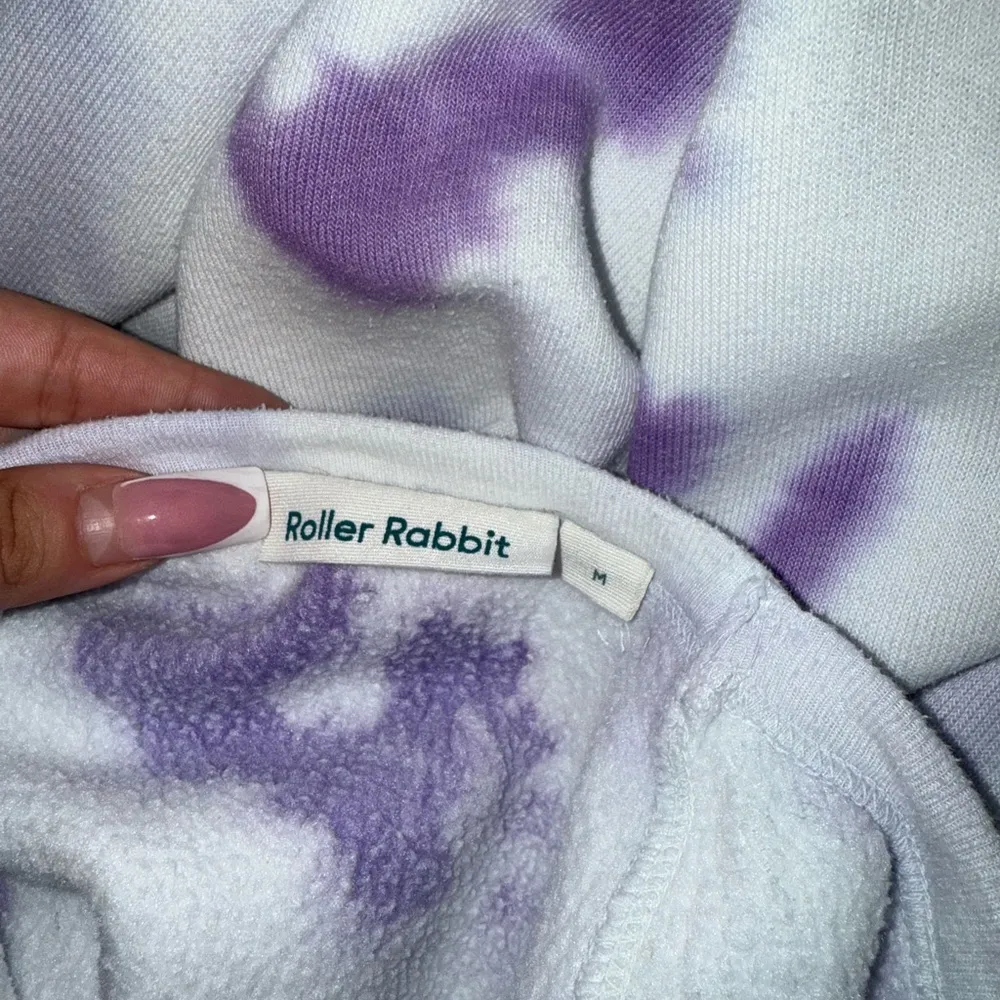 Roller Rabbit  Purple Tie-Dye Sweater - Image 5