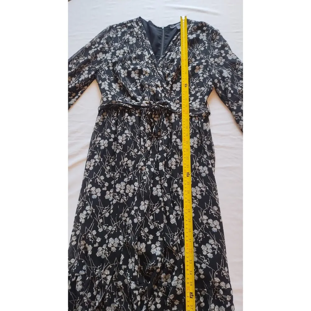 Grade & Gather Calista floral print long sleeves dress size M - Image 12