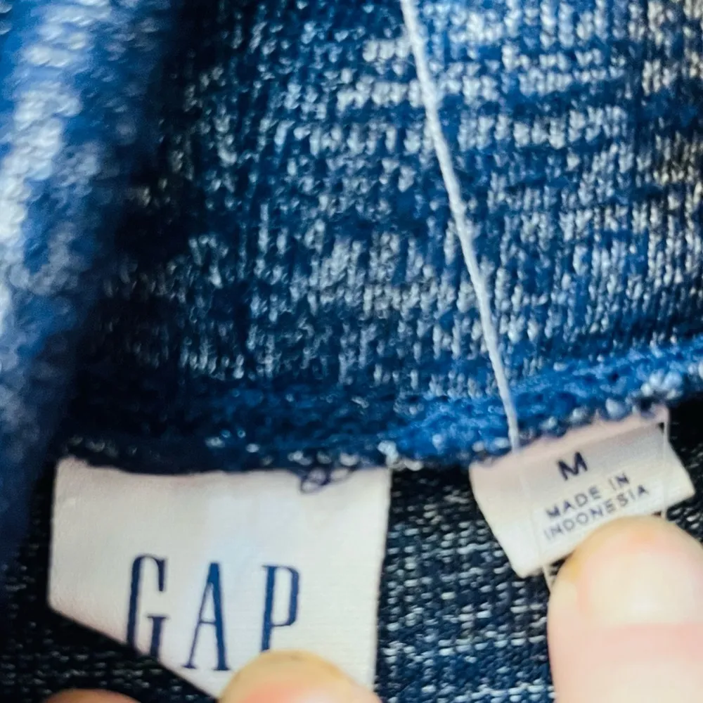 Gap blue cowl neck sweater dress size Medium - Image 5