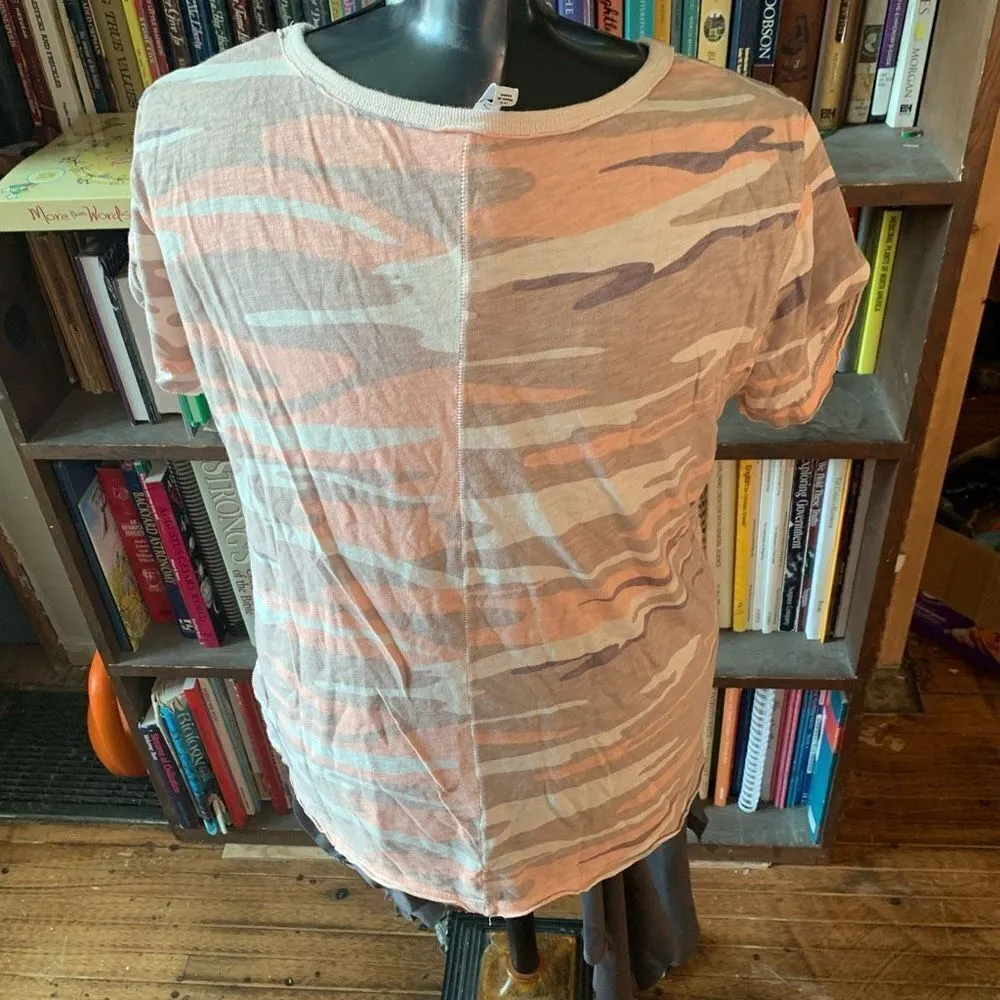 Z Supply pink & gray camo XL slub cozy basic tee - Image 2