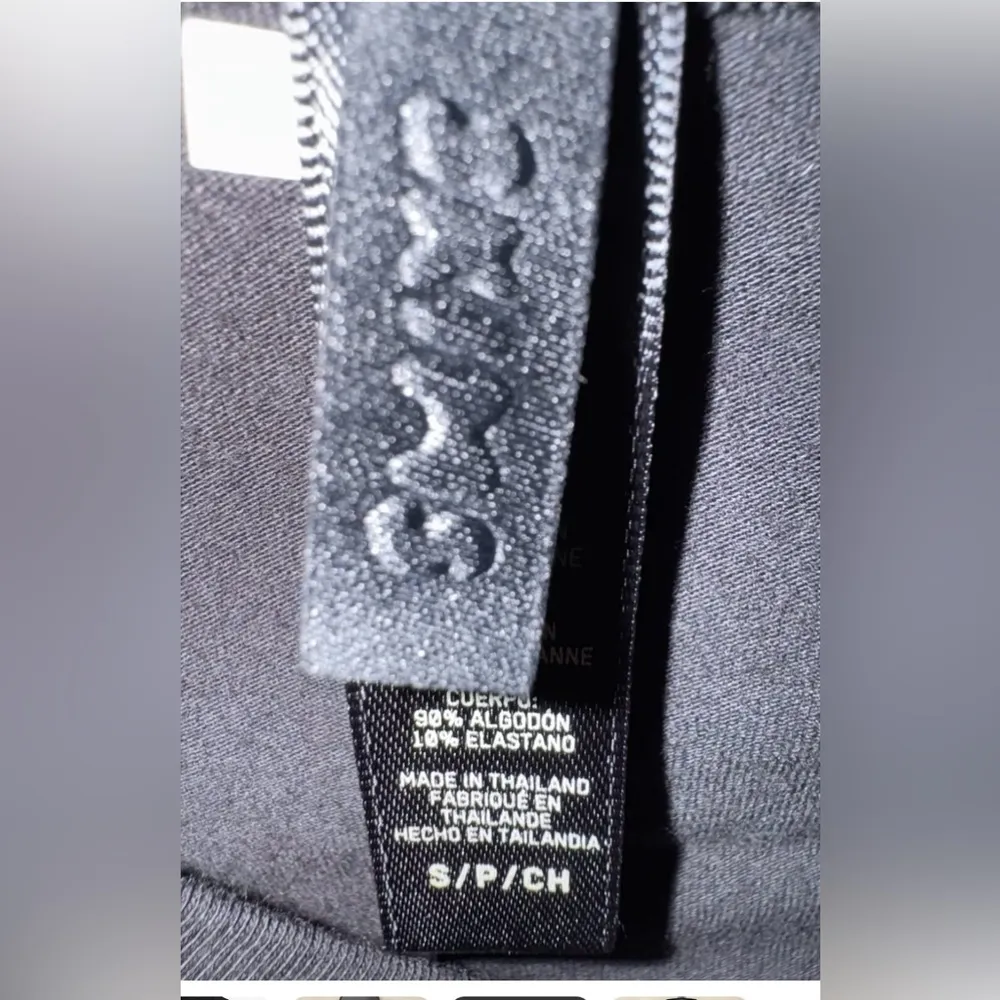 SKIMS New  Black Short Sleeve Cotton Jersey T-Shirt Size Small - Image 3