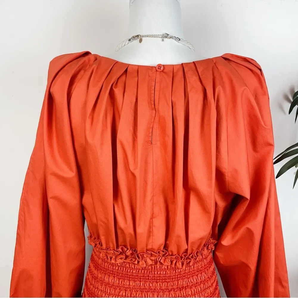 En Saison Esme Midi Dress in Sienna Red - Image 6