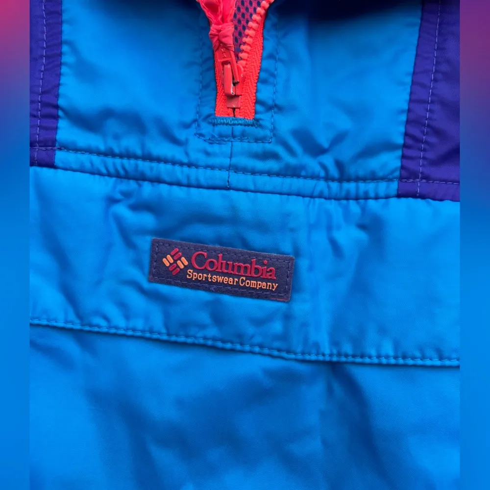 Columbia Vintage Colorful Windbreaker Jacket - Image 2