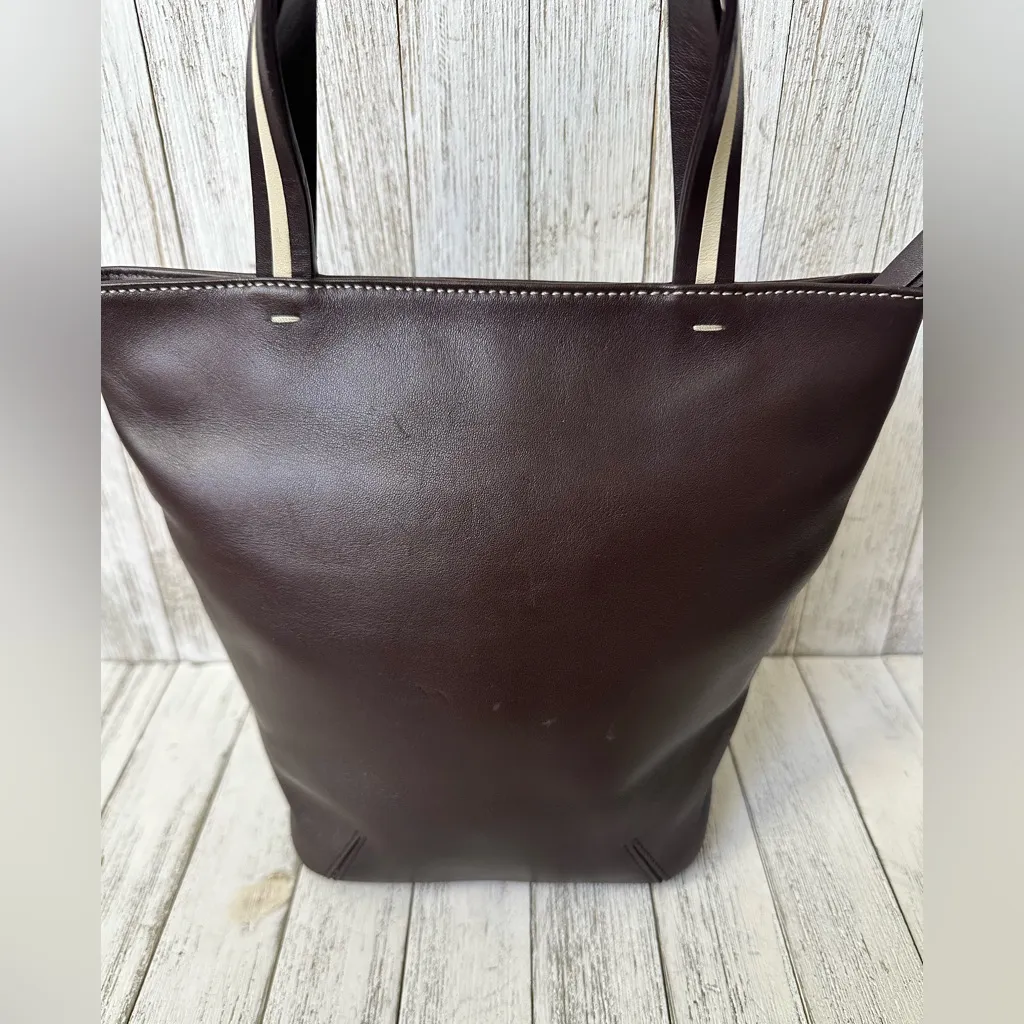 Ann Taylor All Leather Tote Handbag - Image 6