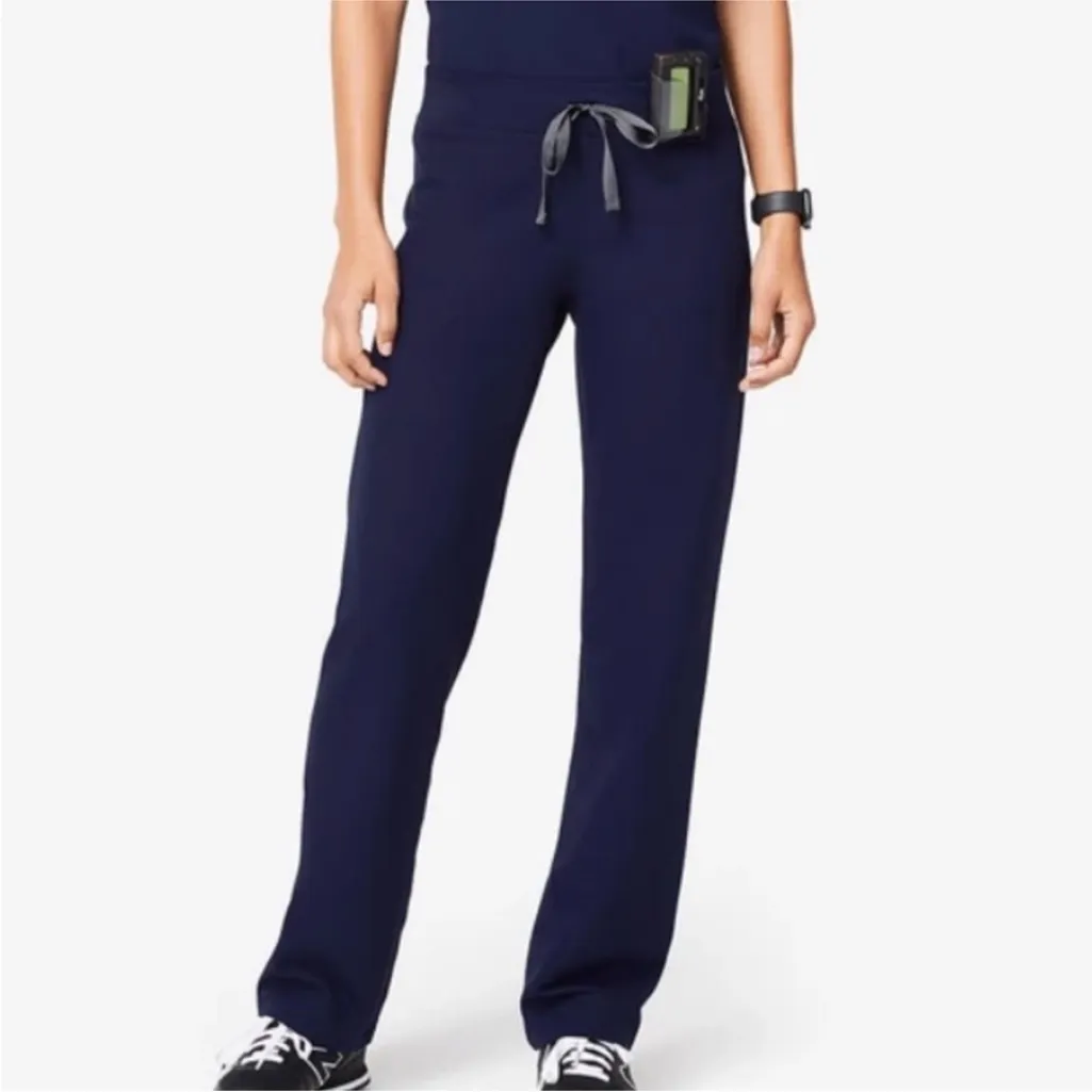 Navy Figs Pants small - Image 4