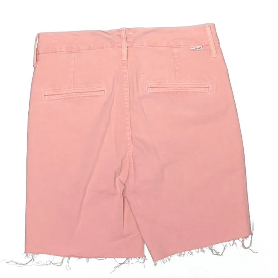 Mother denim the Bermuda prep snippet fray short so far gone pink size 24 - Image 2