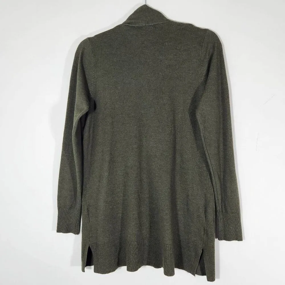 Pink Clover Army Green Cardigan Sweater Size Small NWOT Dark Green Cardigan - Image 4