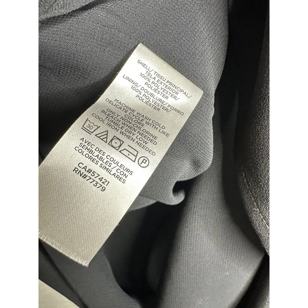 NEW LOFT Outlet Tank Top Womens Small Petite Black Sleeveless VNeck Lined Blouse Size undefined - Image 4