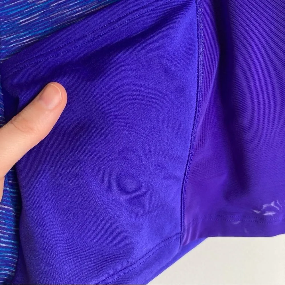 Athleta Womens S Purple Racerback Built In Bra Back Pockets Sporty Athletic Tank - Image 8