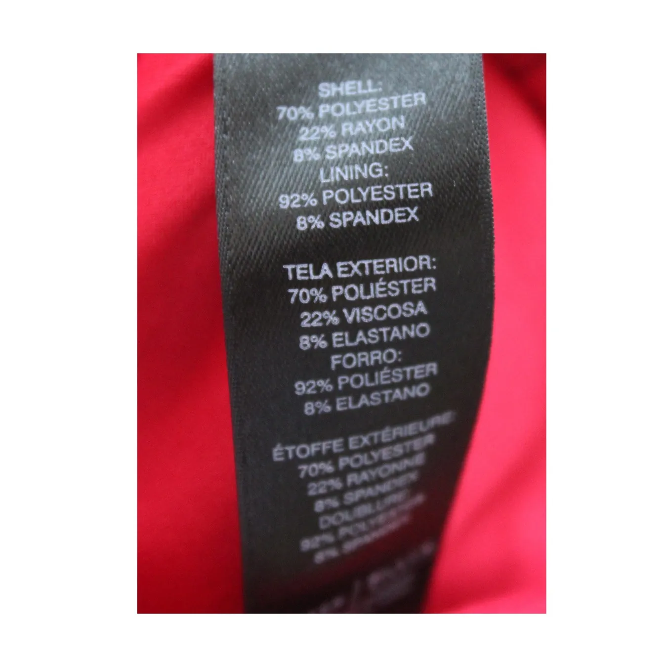 White House Black Market Red Fit & Flare Cut-Out Dress Women's Size 2 - Image 6