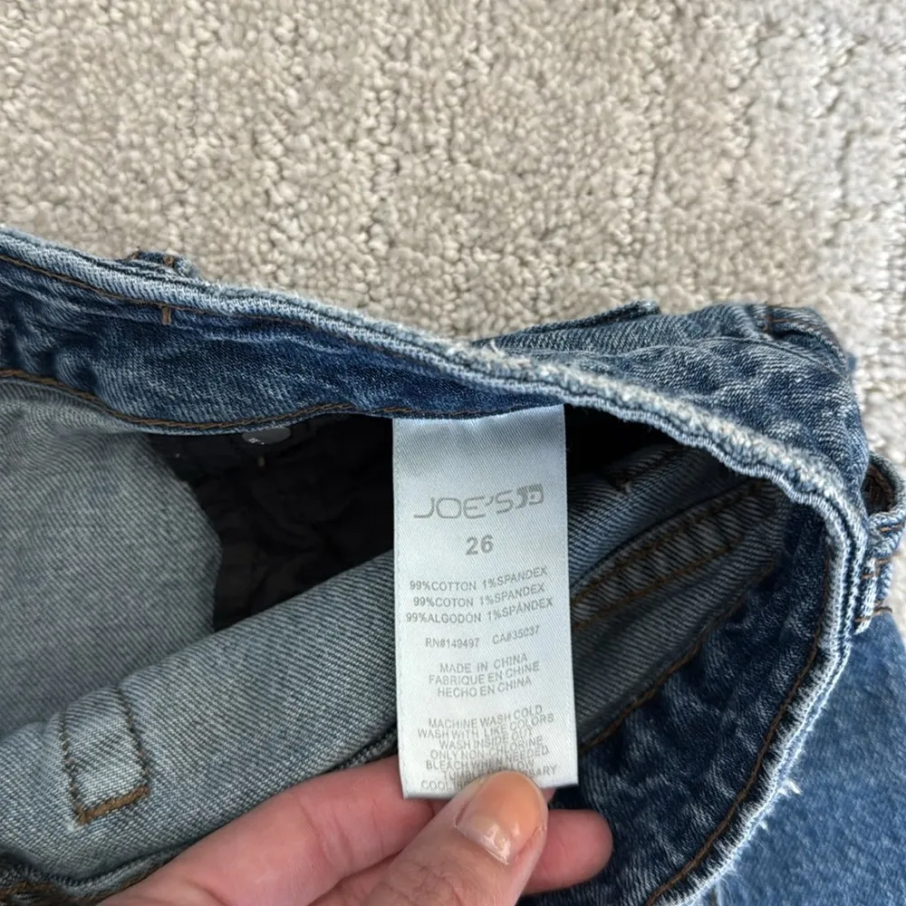 Joes jeans “Panama” distressed denim cuffed shorts rolled raw hem jeans - Image 8