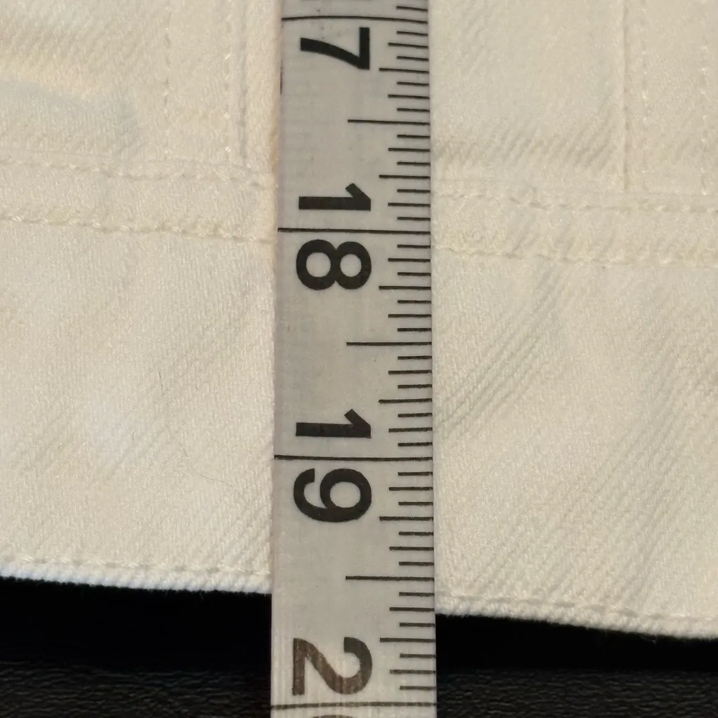 J. Crew Classic White Jean Jacket size Small 100%cotton sold out online - Image 12