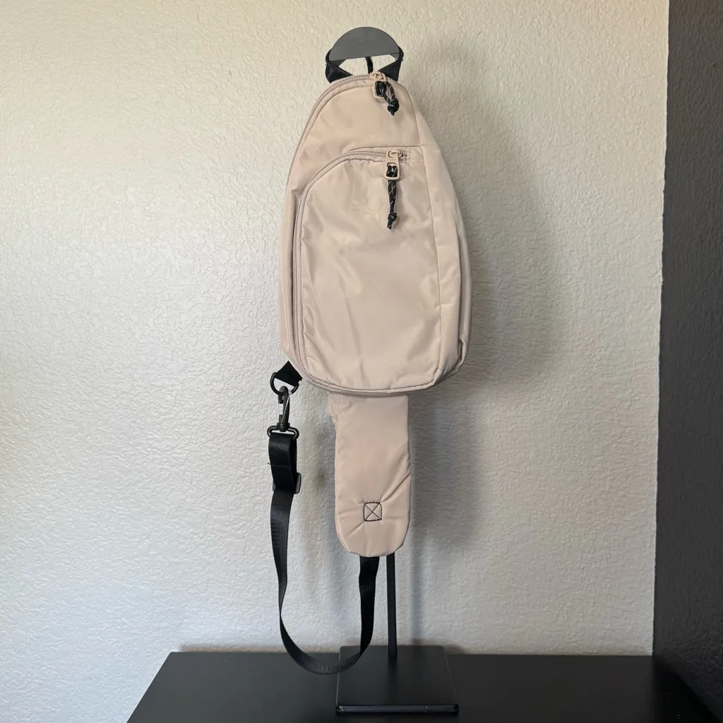 Puma Evercat Myriad Light Beige Tan Sling Crossbody Bag Unisex NWOT - Image 3