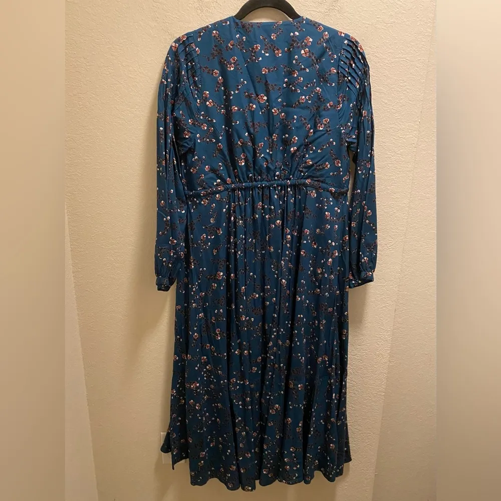 Hatch The Shana Midi Maternity Dress Moroccan Blue Multi Size 1 (S) New With Tag - Image 11