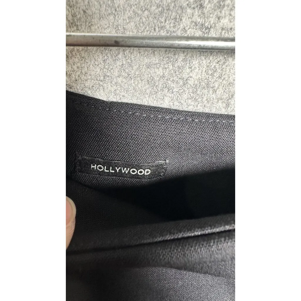 Talbots Size 10 Dress Pants Womens Hollywood Black Flat Front Straight Classic - Image 6