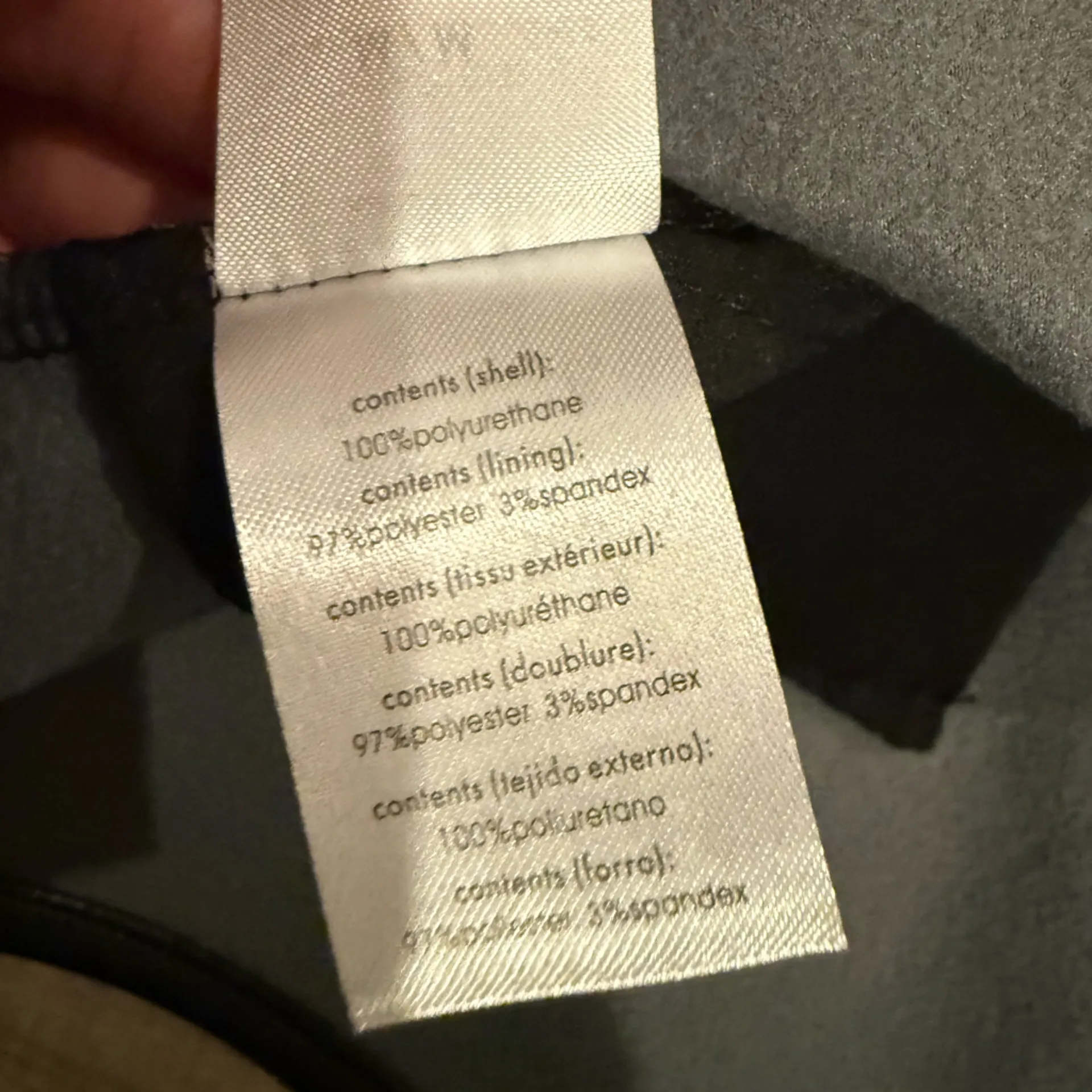 We Wore What Black Vegan Leather Mini Skirt with Silver Zipper - Image 7