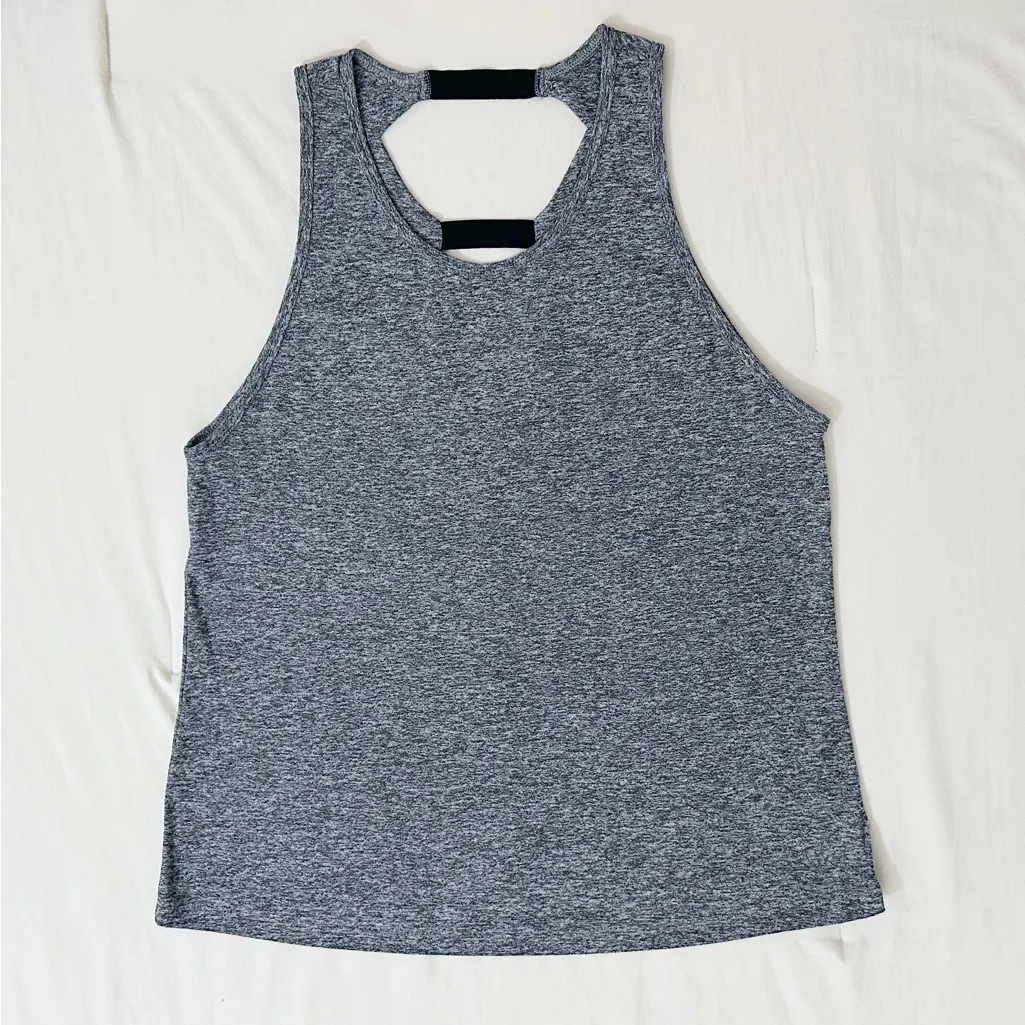 Beyond Yoga Featherweight Strappy Tank - Heather Grey - S - Image 5