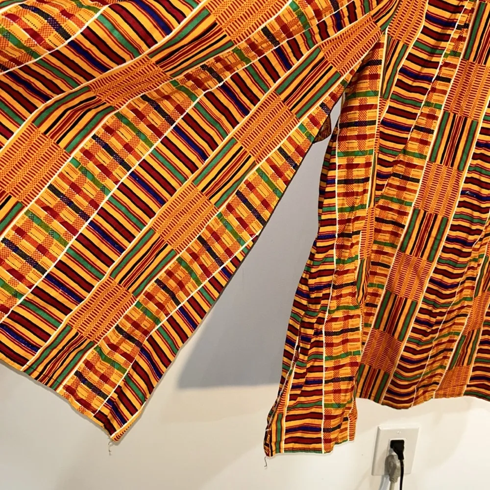 Karan Kente Cloth Culottes (#0521) Size undefined - Image 3