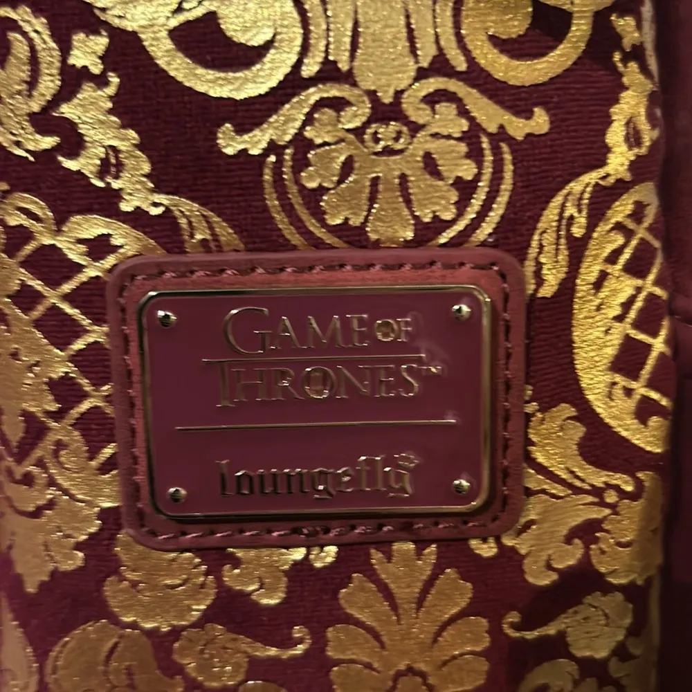 Loungefly Game Of Thrones Joffrey Cosplay Mini Velvet Rare Backpack NEW Disney - Image 9