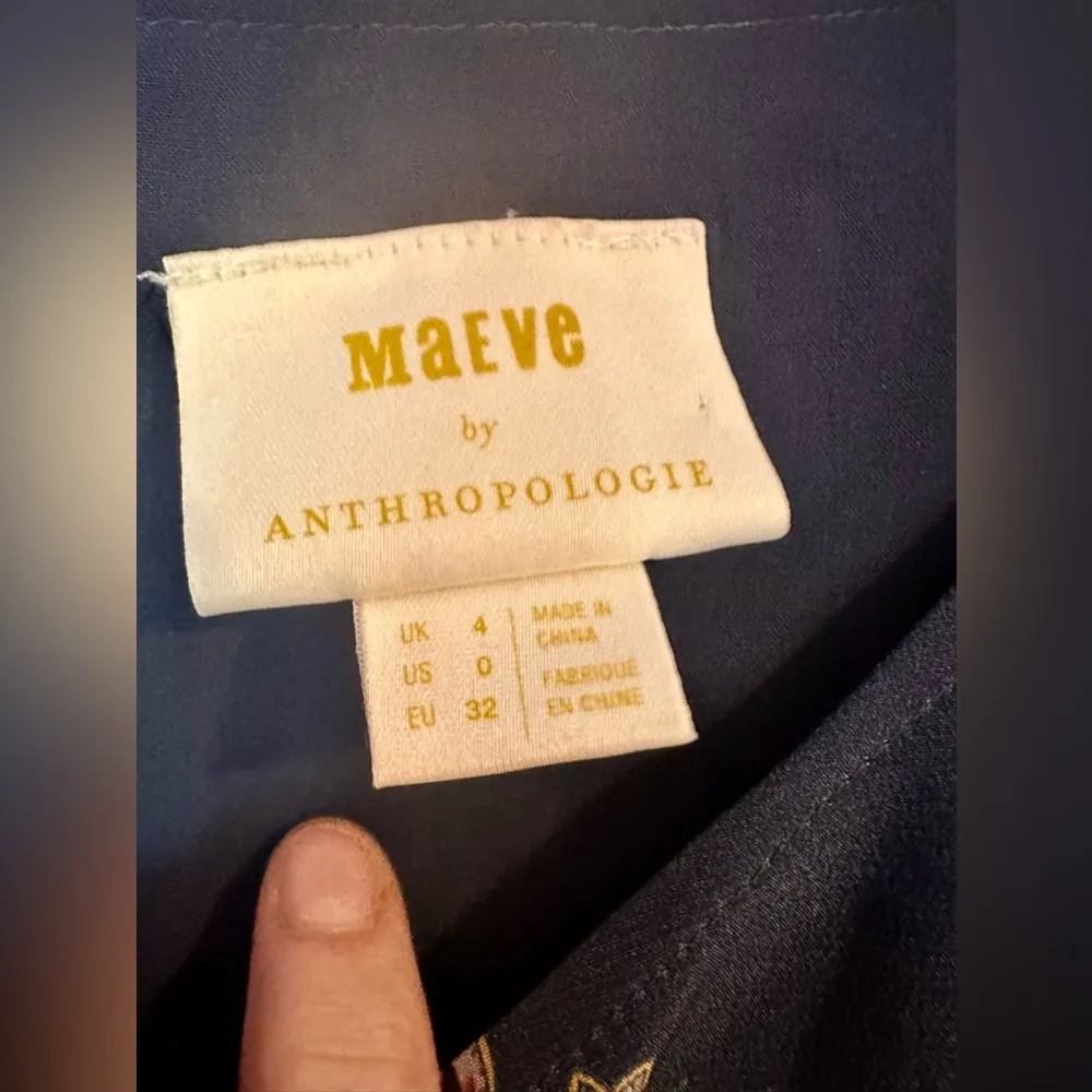 Anthropologie | Maeve Silk Barcelona Tunic Dress, Size 0 - Image 8