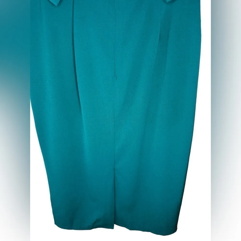 Lulus Lots of Love Emerald Green Strapless Midi Dress Size Medium - Image 8