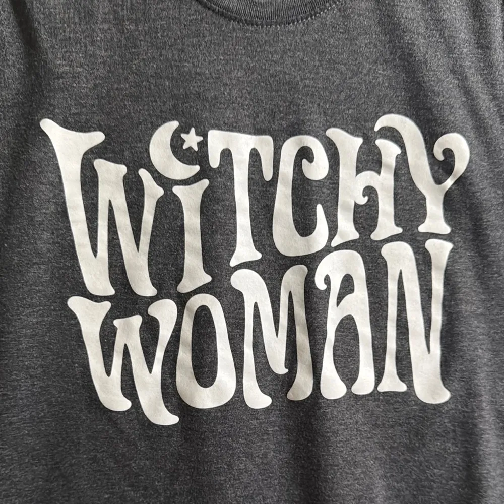 Witchy Woman Tank Top Gray Size XL - Image 2
