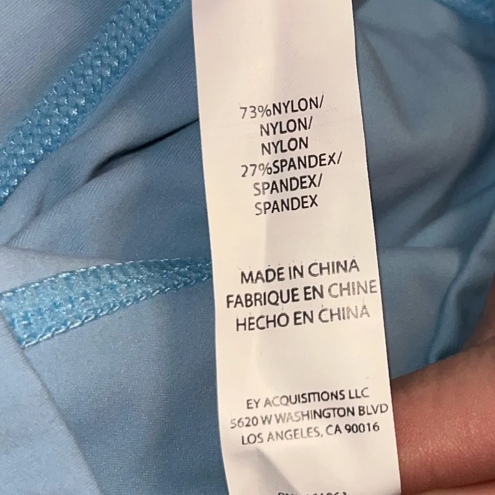 NWT! Live Electric Tye Dye Fitness Yoga Athletic Leggings Blue - Image 9