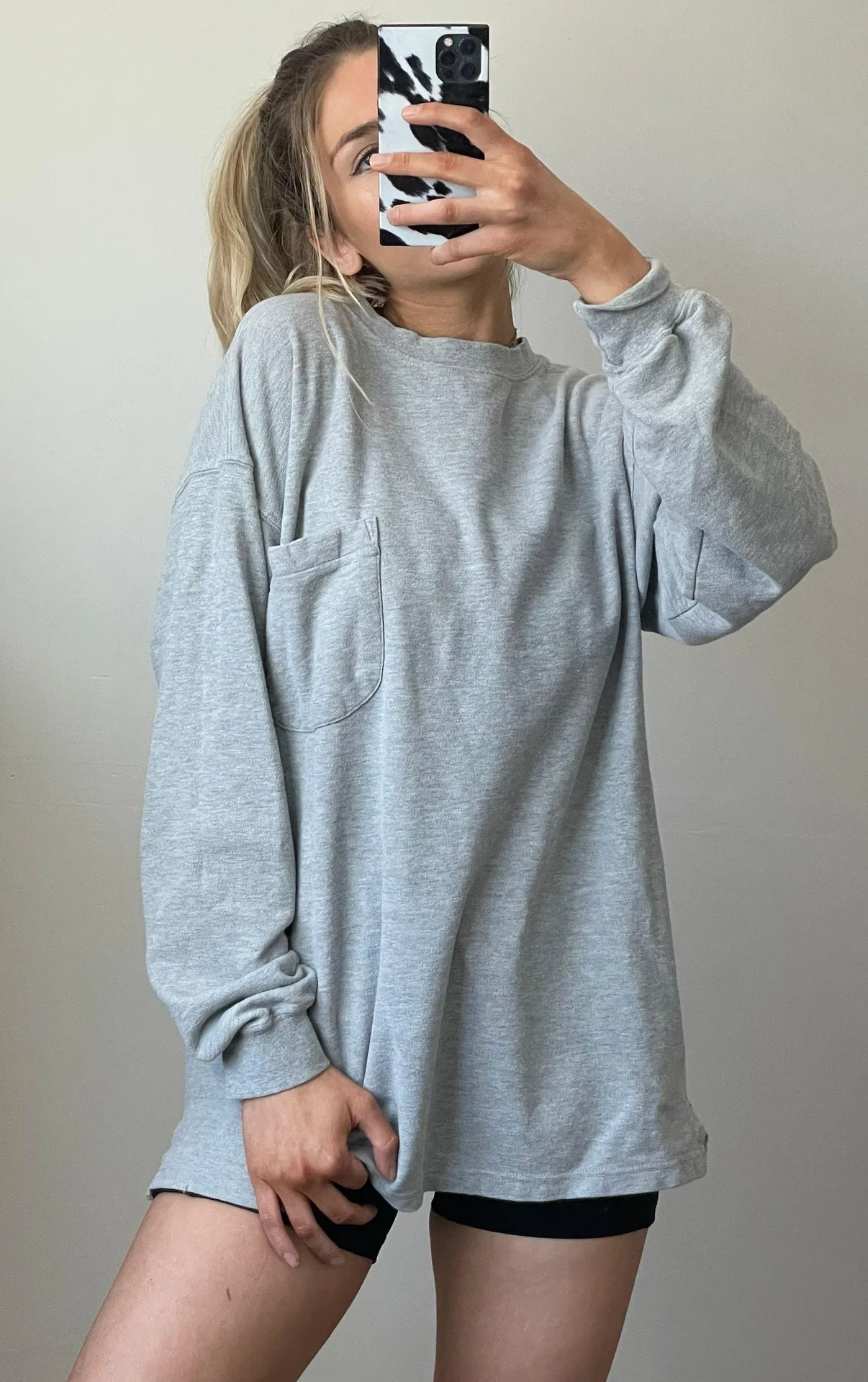 Brooks Brothers Gray Henley Long Sleeve Tee - Image 2