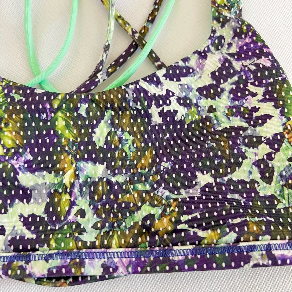 Lululemon Free To Be Wild Floral Sport White Multi / Pistachio Size 4 - Image 7