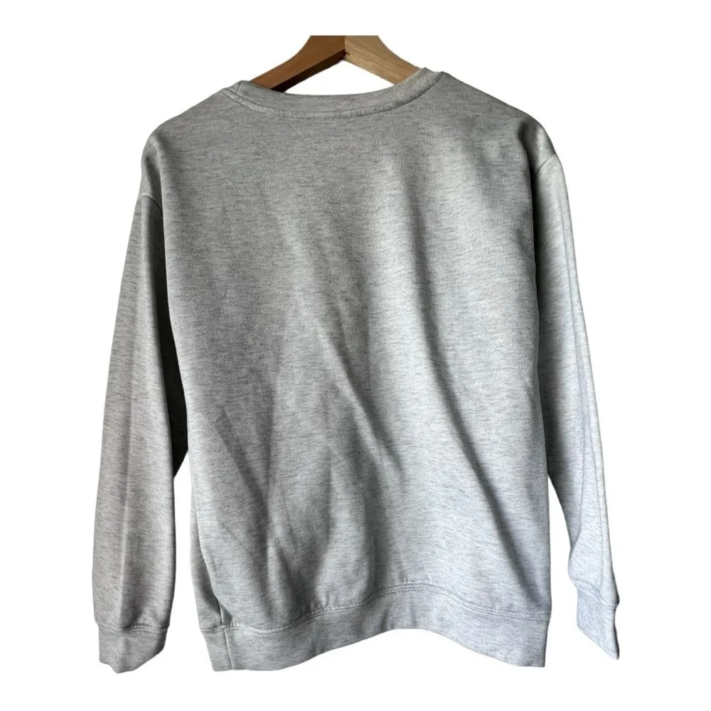Women's Homebody sweater silver grey funny long sleeve light fabric mom size s . - Image 4