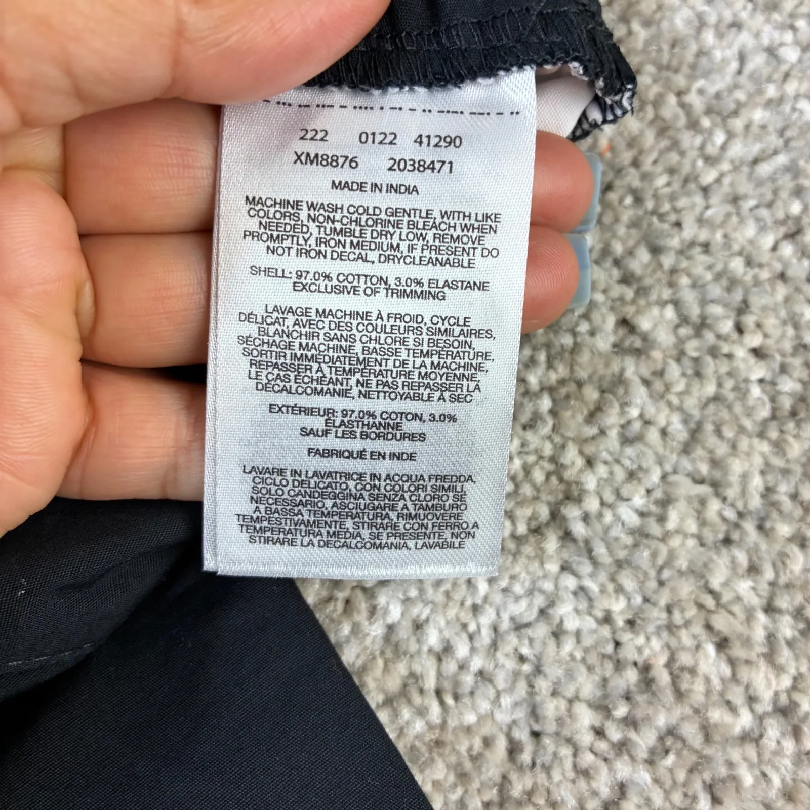 Columbia NWT  Womens  Cargo Pants Drawstring Waist Black Size S Gorpcore Hiking - Image 6