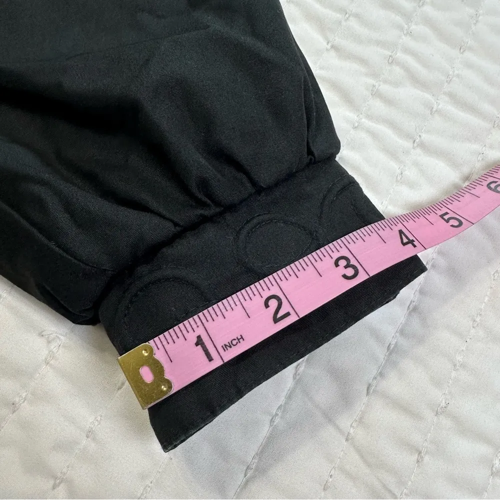 London Fog Black Vintage Trench Coat Removable Liner - Image 7