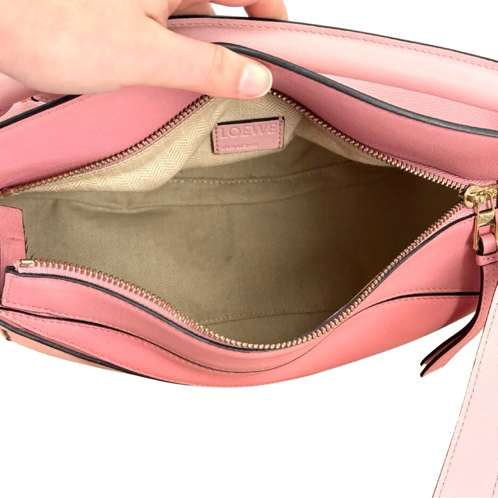 Loewe Medium Tricolor Pink Puzzle Bag 2 Way Adjustable Shoulder Crossbody Strap - Image 13