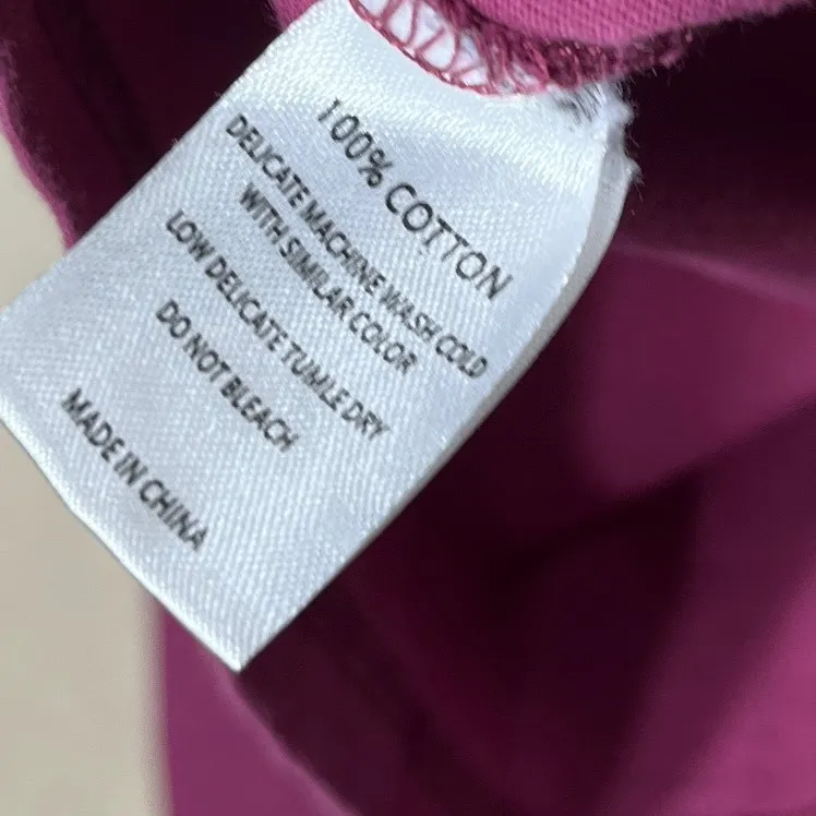 Hot‎ Lava Crop Rugby Top Purple Long Sleeve Butterfly Print Polo Shirt M Size M - Image 4