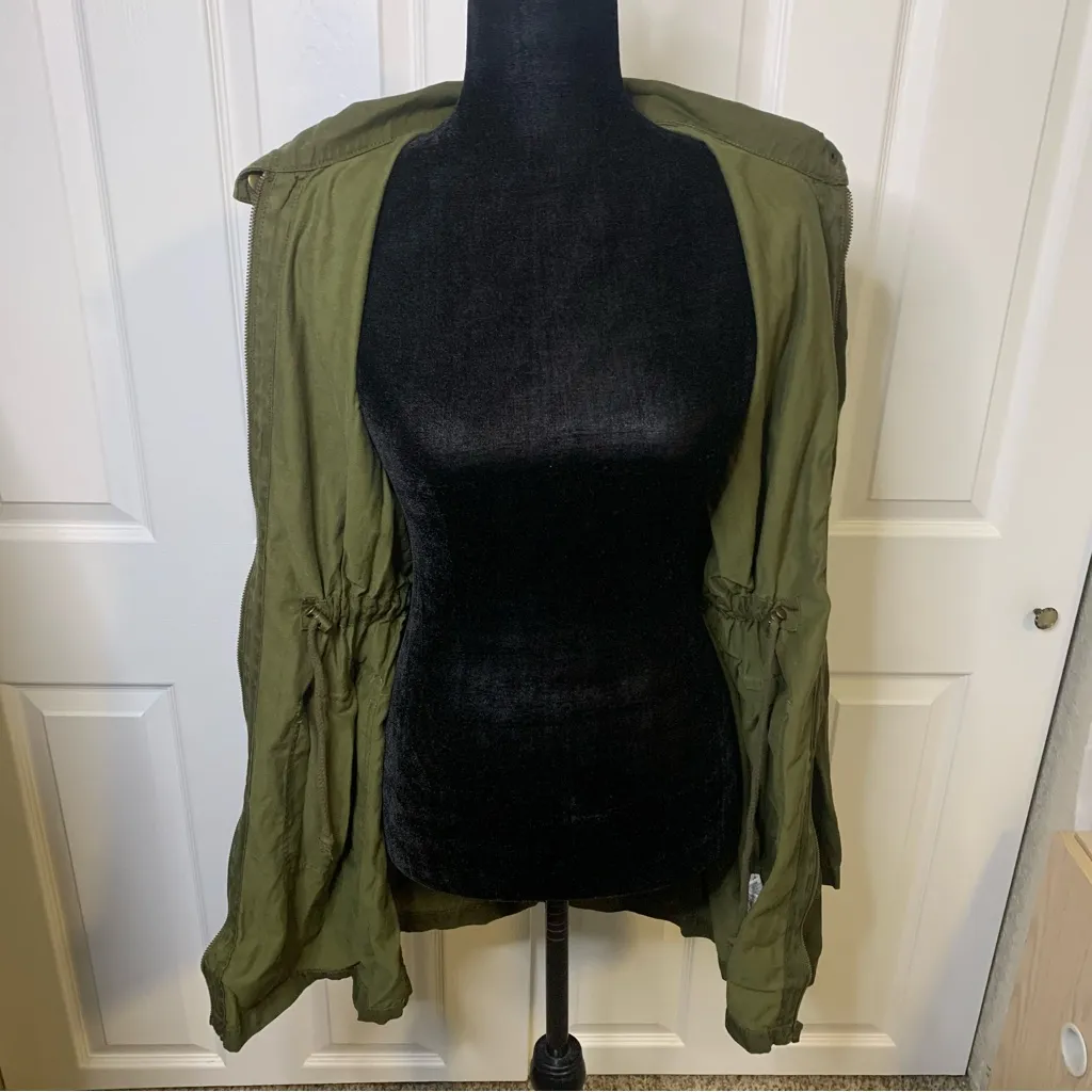 Olive Green Utility Jacket - Image 5