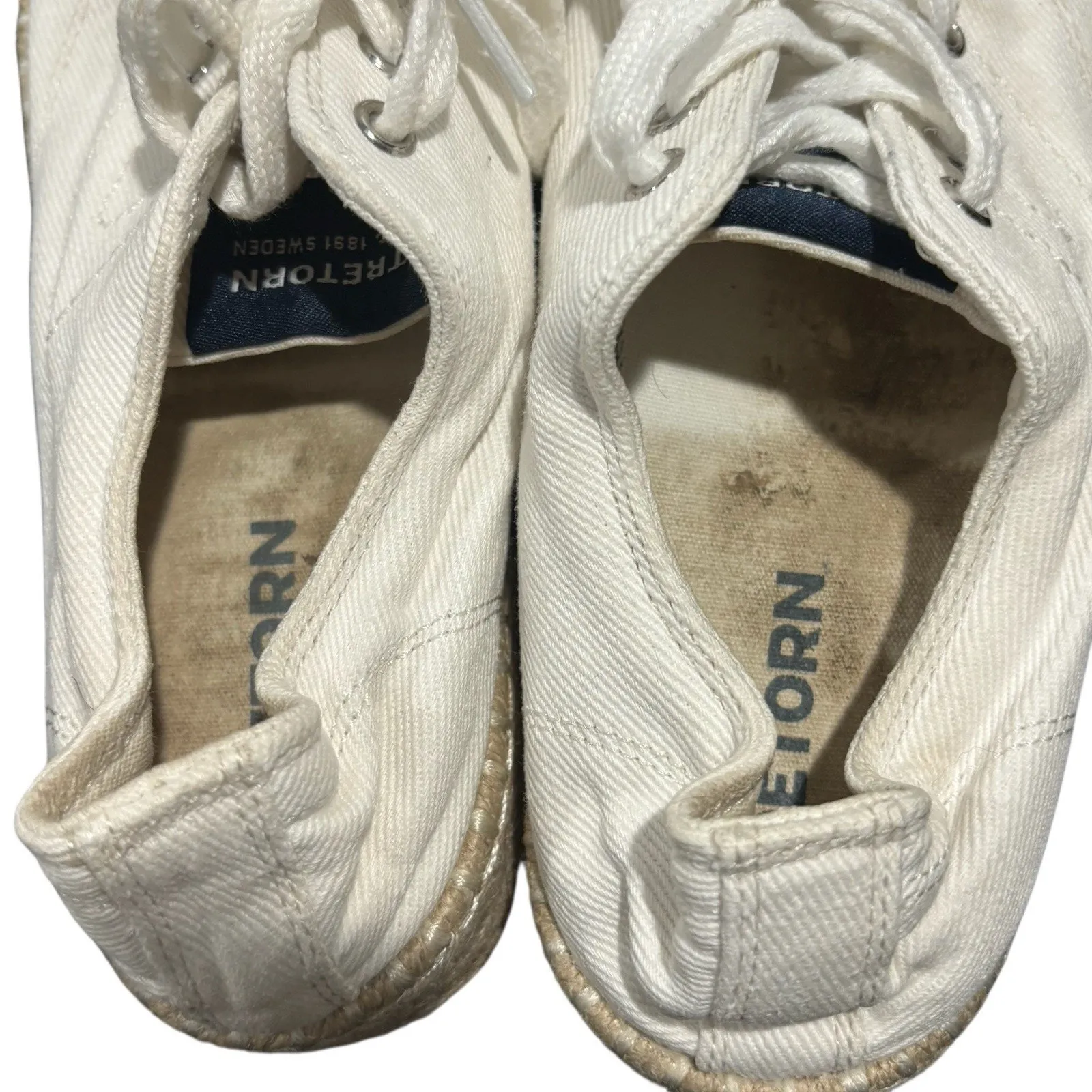 Tretorn Eve 2 Natural Espadrille Platform Sneakers Size 7.5 - Image 6