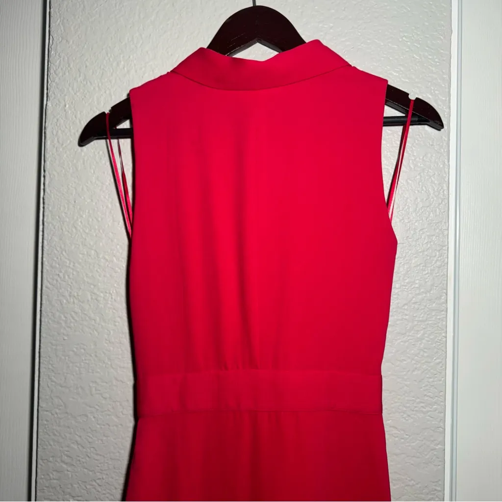 Reiss • Claire • Midi Dress • Pleated Fitted • Pink • USA 2 • $395 - Image 12